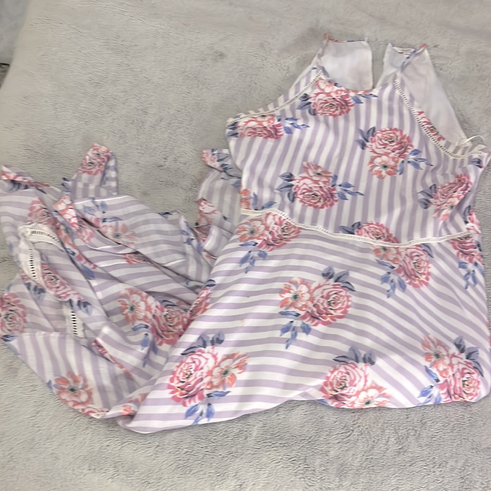 Long floral dress